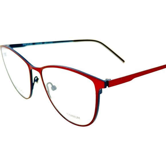 MODO 4228 Womens Metal Eyeglass Frame Dark Red 52-16 Japan - Picture 1 of 4